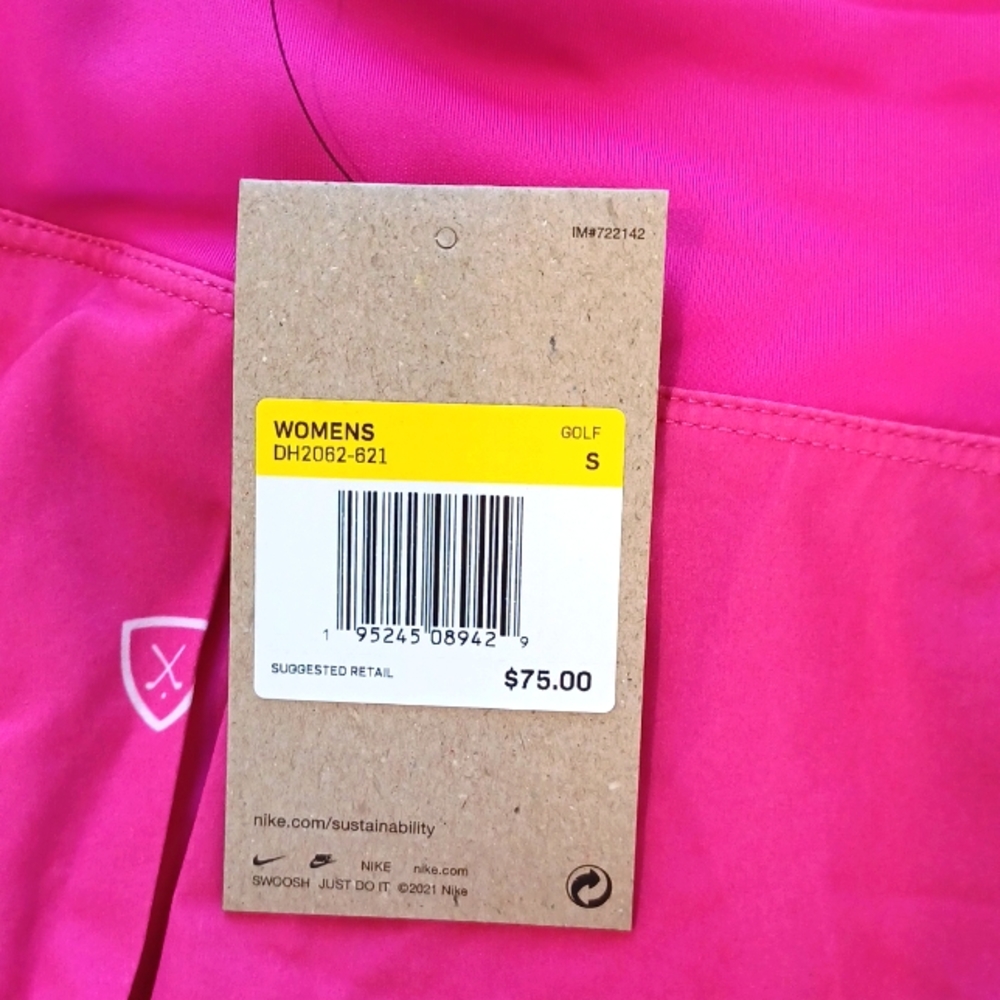 Nike Hot Pink Pleated Skirt with Multicolor Accents - Picture 3 of 9
